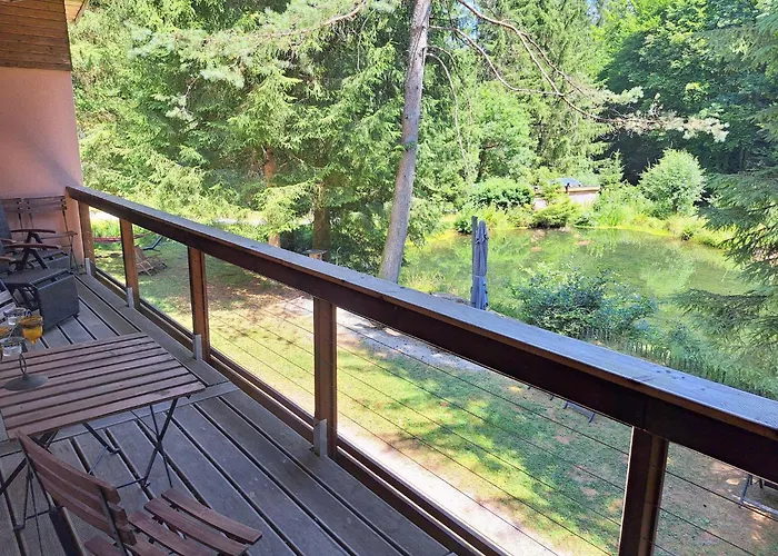 아파트 In A Charming Location On Forellenhof, Zorn Valley, 다보