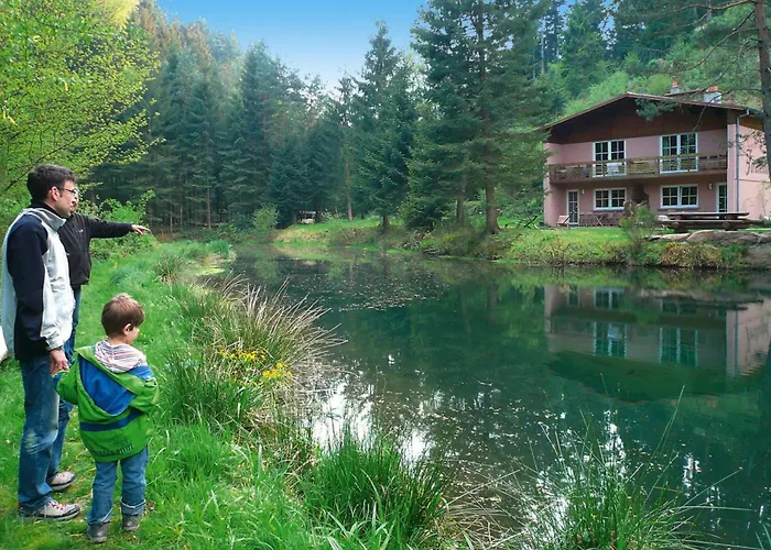 아파트 In A Charming Location On Forellenhof, Zorn Valley, 다보